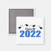 2022年のCapsとDiplomasのクラス（青） マグネット (正面/裏面)