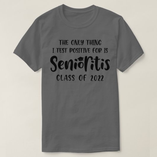 2022年のSenioritisクラス Tシャツ (デザイン正面)
