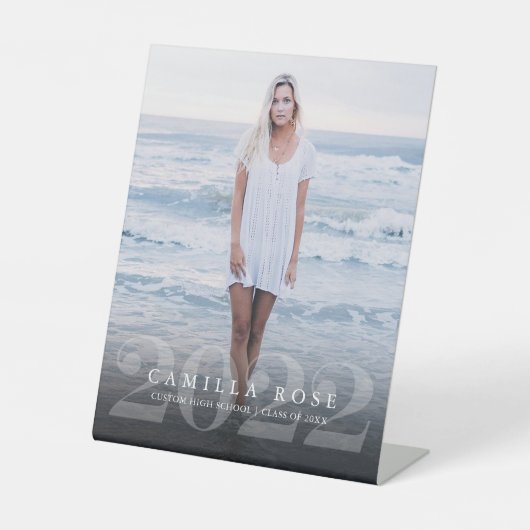 2022年はっきりしたの卒業写真発表 台座サイン (正面)