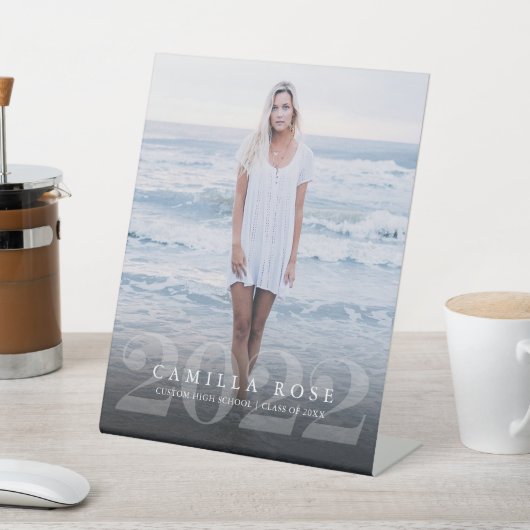 2022年はっきりしたの卒業写真発表 台座サイン (インサイチュ)