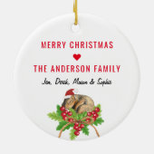 2022年はまだ堅実だった |クリスマスおもしろい装飾品 セラミックオーナメント (裏面)