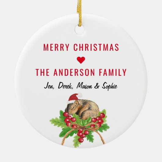 2022年はまだ堅実だった |クリスマスおもしろい装飾品 セラミックオーナメント (裏面)