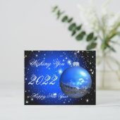 2022年を幸せに満喫できますように シーズンポストカード (スタンド正面)