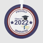 2022年エレガントの卒業 オーナメント (裏面)