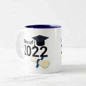 2022年エレガントの卒業 ツートーンマグカップ (正面左)
