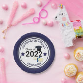 2022年エレガントの卒業 ペーパープレート (パーティー)