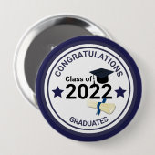 2022年エレガントの卒業 缶バッジ (正面&裏面)