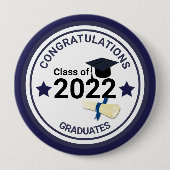 2022年エレガントの卒業 缶バッジ (正面)