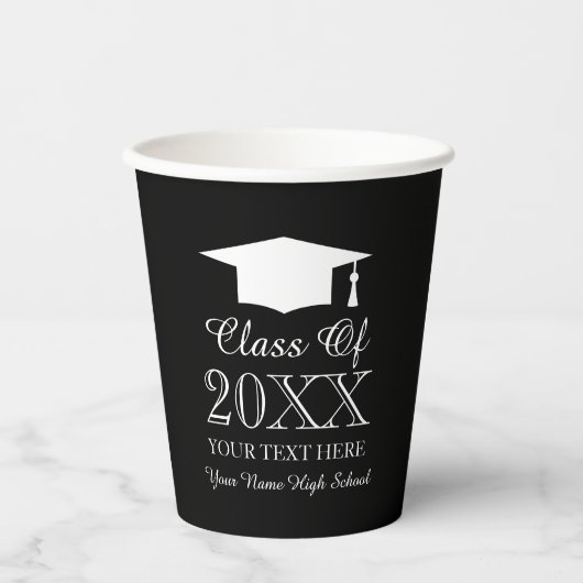 2022年エレガントシニアネーム卒業パーティークラス 紙コップ (正面)