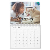 2022年エレガント家族写真 カレンダー (1月 2027)