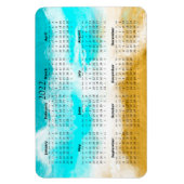 2022年オシャンビーチカレンダーミニマグネット マグネット (縦)