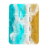 2022年オシャンビーチカレンダーミニマグネット マグネット (縦)