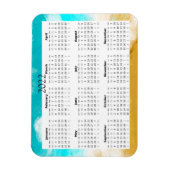 2022年オシャンビーチカレンダーミニマグネット マグネット (縦)