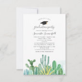 2022年カクティボタニカルボホ卒業会 招待状 (正面)