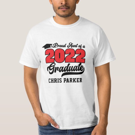 2022年カスタム卒Tシャツのおばさん Tシャツ (正面)