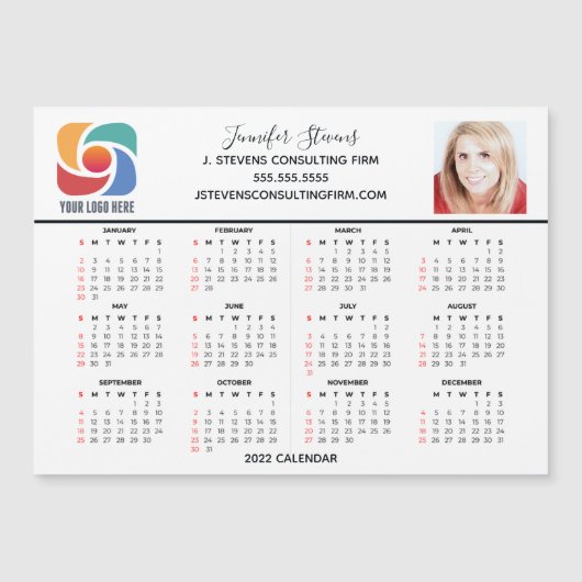 2022年カレンカスタムダー事業ロゴ会社マグネット (正面)