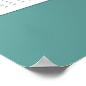 2022年カレンダー写真モダンコラージポスター ポスター (角)