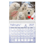 2022年カレンダー極熊 カレンダー (2月 2027)