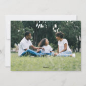 2022年カレンダー淡い青2写真新年おめでとう シーズンカード (裏面)