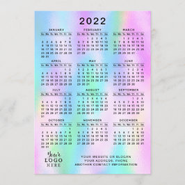 2022年カレンダー通年ホログラフィフェイクック プログラム