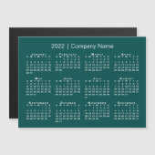 2022年カレンダー（社名： Blue Green Magnet） (正面/裏面)