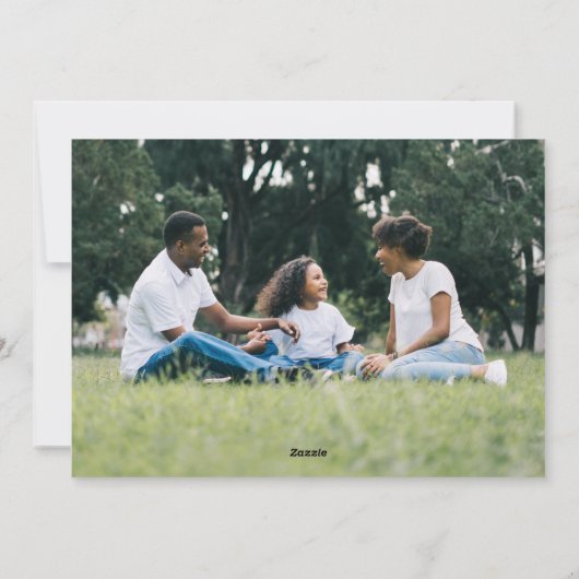 2022年カレンモダンダーブルー2写真新年おめでとう シーズンカード (裏面)