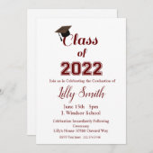 2022年クラス招待状 招待状 (正面/裏面)