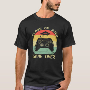 2022年シニア・ビデオ・ゲーマー・ゲーム・オーバー・シグニエート Tシャツ