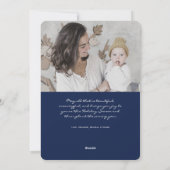 2022年シンプル初のミニマル・クリーン・ハッピーニューイヤー写真 シーズンカード (裏面)