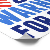 2022年ジョージア州選出の米国上院選挙のワルノック ポスター (角)