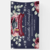 2022年スタイリッシュフローラ海軍クラス卒業 横断幕 (縦)