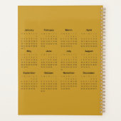 2022年タイガープランナー プランナー手帳 (裏面)