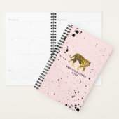 2022年タイガー・ピンク・絵を描（ばちゃばちゃ）跳ねる プランナー手帳 (ディスプレー)
