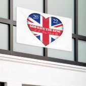 2022年チャールズIII世救神王 横断幕 (ビルの外側)