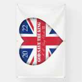 2022年チャールズIII世救神王 横断幕 (縦)