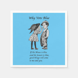 2022年ナプキンで青票を投じる理由 スタンダードカクテルナプキン