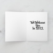 2022年ニューアメリカン市民へようこそ カード (内部)