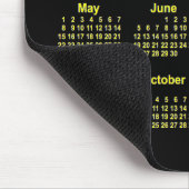 2022年ネオンイエローカレンダーby Janz マウスパッド (コーナー)