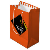 2022年パーソナライズされたの中抱き枕 ミディアムペーパーバッグ (正面アングル)