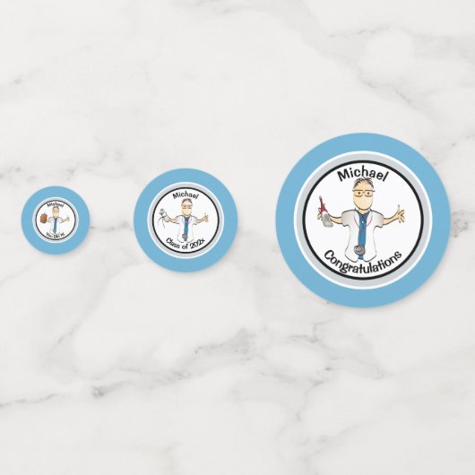 2022年パーソナライズされたの医学卒業クラス コンフェッティ (正面)