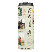 2022年パーソナライズされたレビュー5フォトタンブラー タンブラー (裏面)