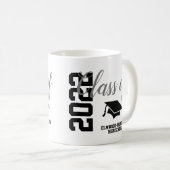 2022年パーソナライズされた贈与学校マグのブルークラス コーヒーマグカップ (正面右)
