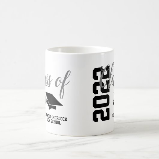 2022年パーソナライズされた贈与学校マグのブルークラス コーヒーマグカップ (中央)