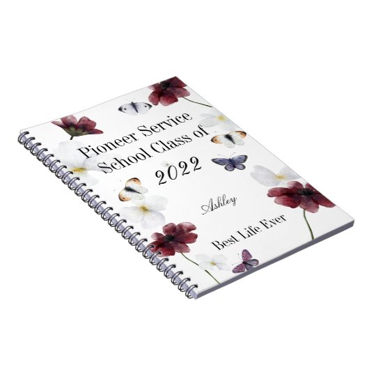 2022年パーソナライズされたJWパイオニア向けギフト ノートブック (右側)