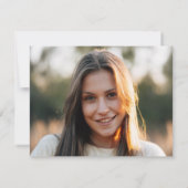 2022年フォトブルーネオン卒業パーティー 招待状 (裏面)