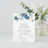 2022年フローラ卒業パーティーのダスティブルークラス インビテーションポストカード (スタンド正面)