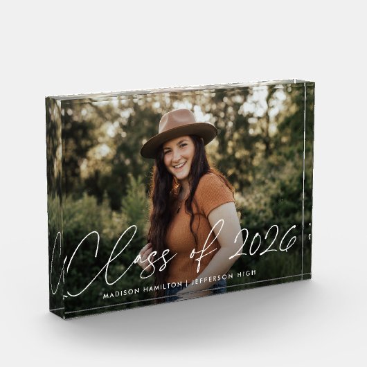 2022年ホワイトスモダンクリプト卒業のクラス フォトブロック (左)