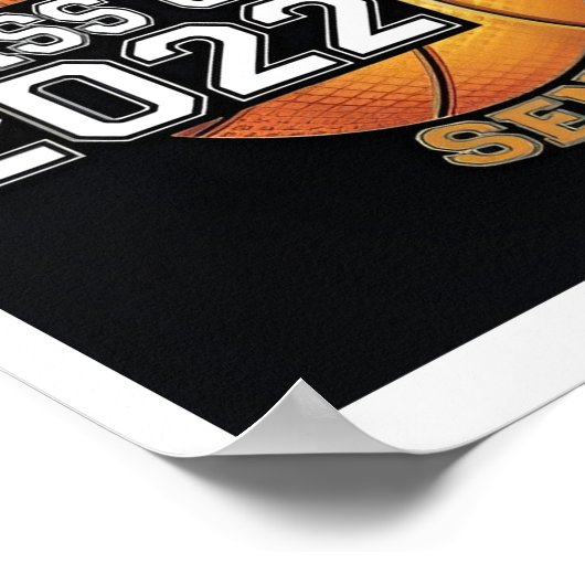 2022年ポスターのシニアナイトクラシックバスケットボール ポスター (角)