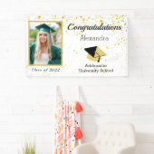 2022年モダンのシック写真卒業クラス 横断幕 (インサイチュ)