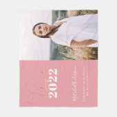 2022年モダンのピンクス数々のクリプトグラッド写真クラス フリースブランケット (正面)